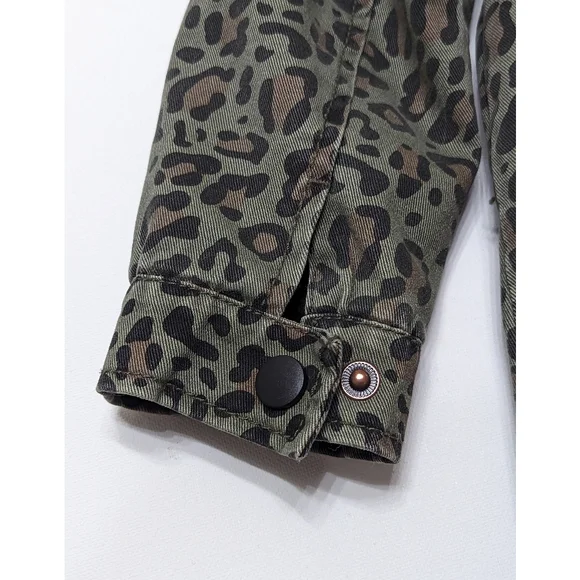 ZARA GIRLS Animal Print Jacket With Removable Inner Vest Size 5